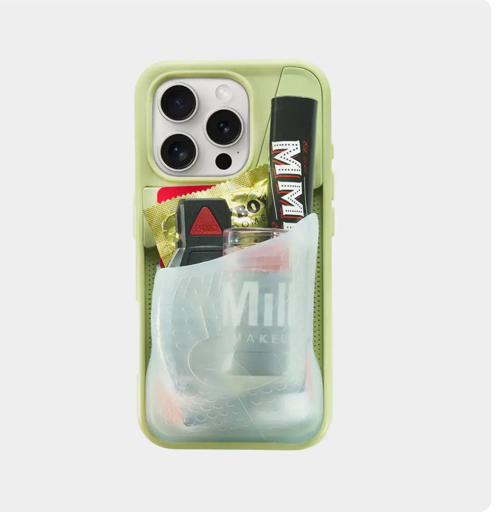 matcha/clear flex pouch cover