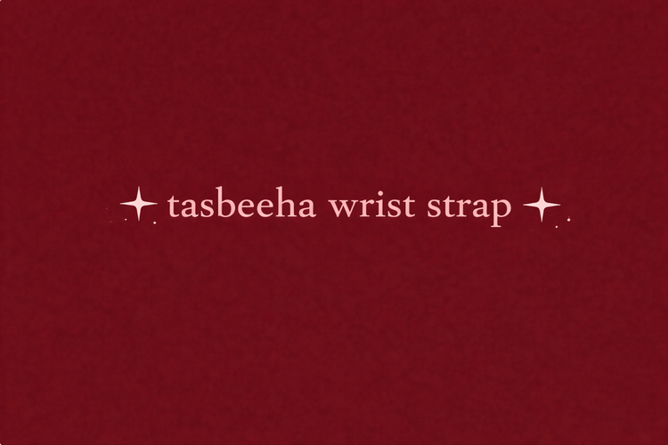 Tasbeeha wrist strap