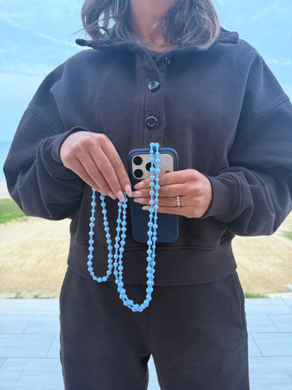 light blue circles lightweight phonestrap