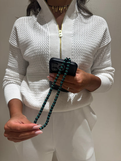 teal and black