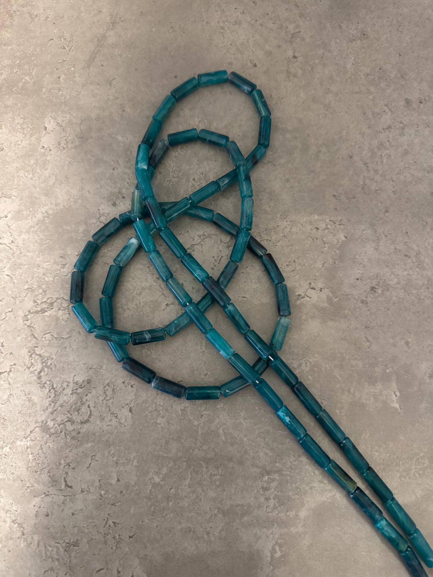 tealish marble lightweight phonestrap