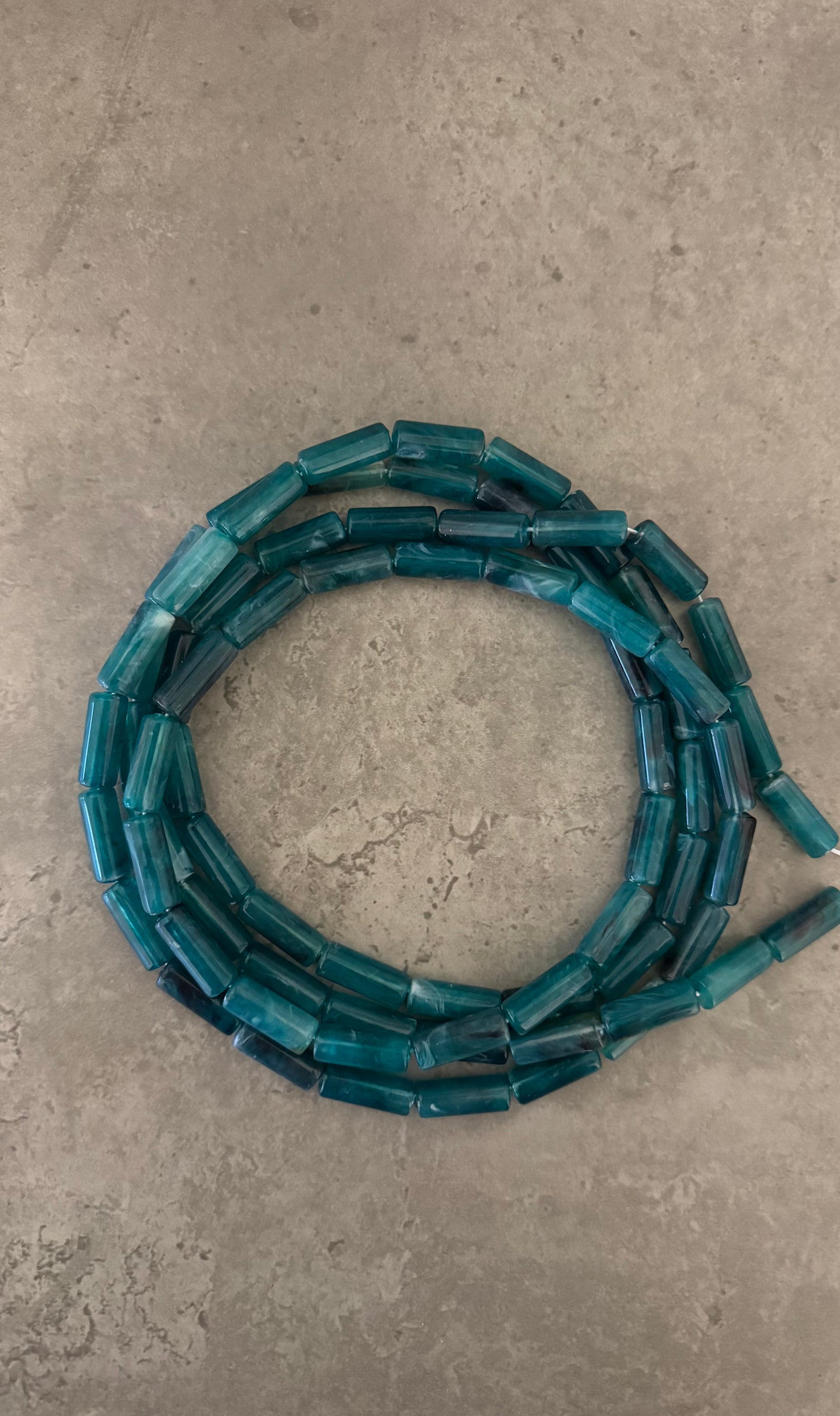 tealish marble lightweight phonestrap