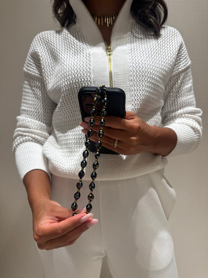 black short phonestrap