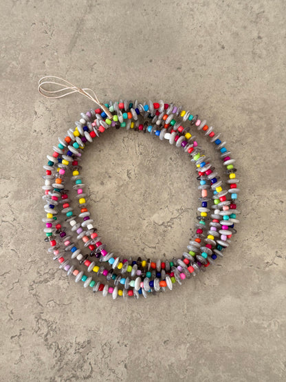 grey round & rainbow lightweight phonestrap