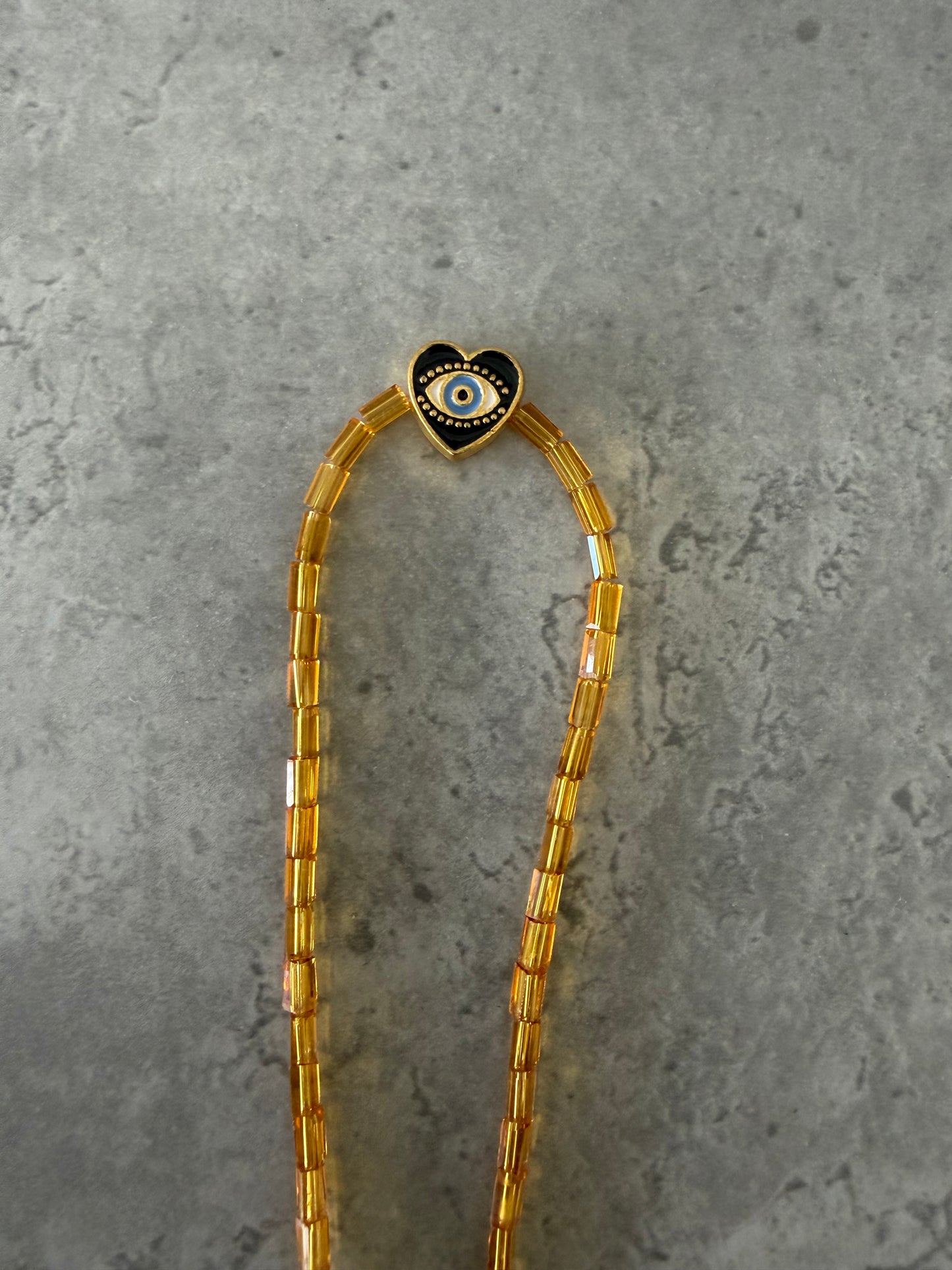 black heart adult necklace