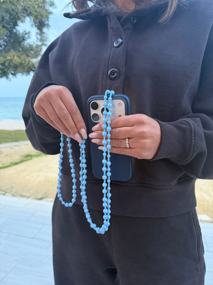 light blue circles lightweight phonestrap