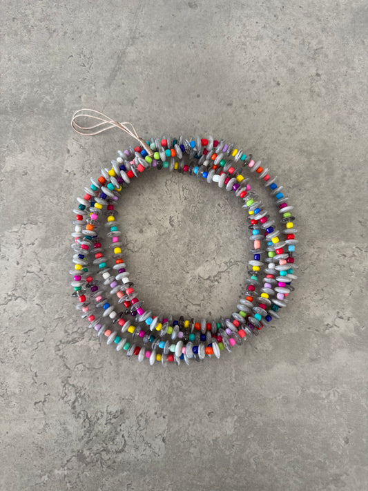 grey round & rainbow lightweight phonestrap