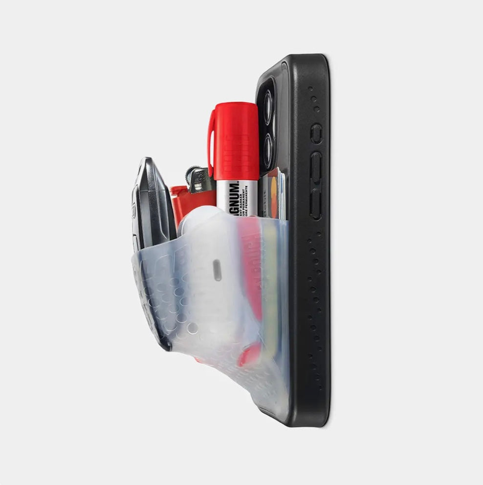 black/clear flex pouch cover