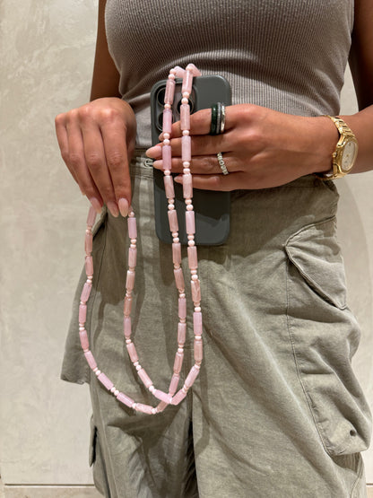 baby pink - lightweight phonestrap