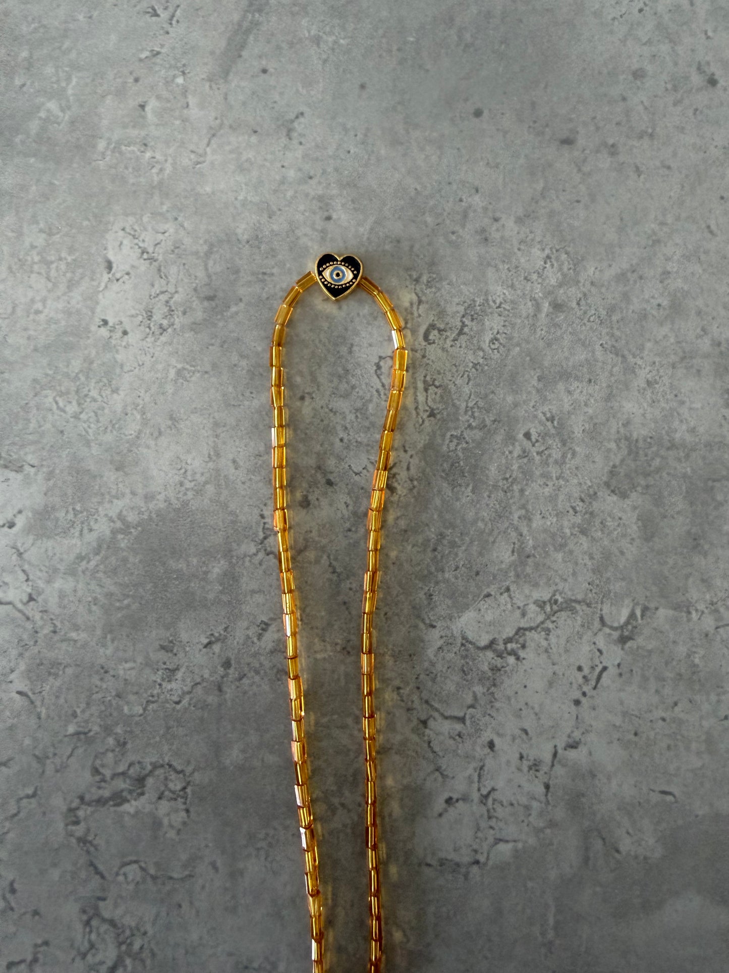 black heart adult necklace