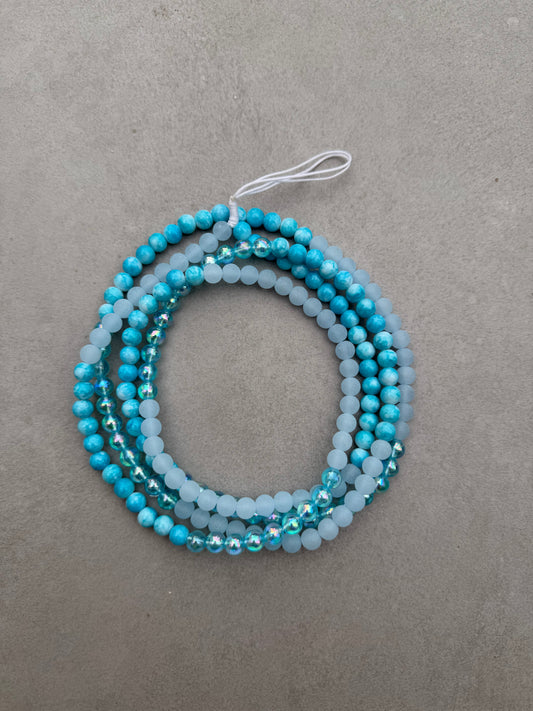 multi blues- lightweight phonestrap