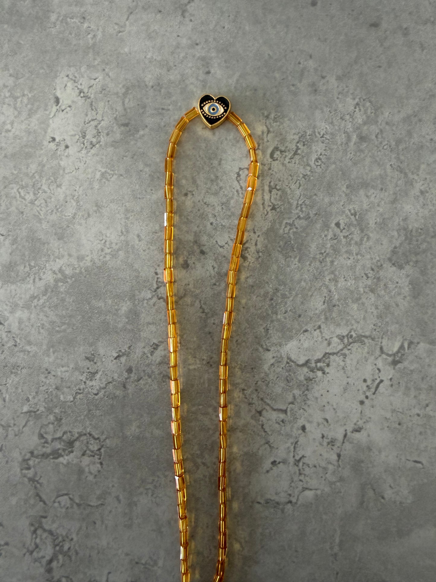 black heart adult necklace