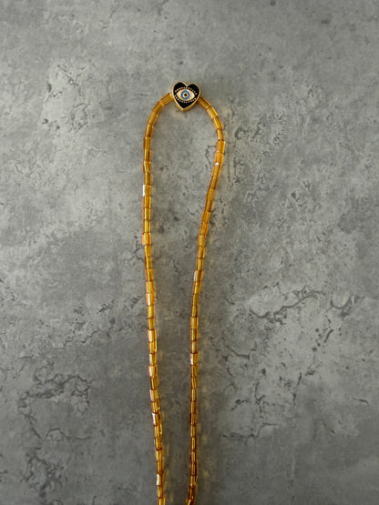 black heart adult necklace