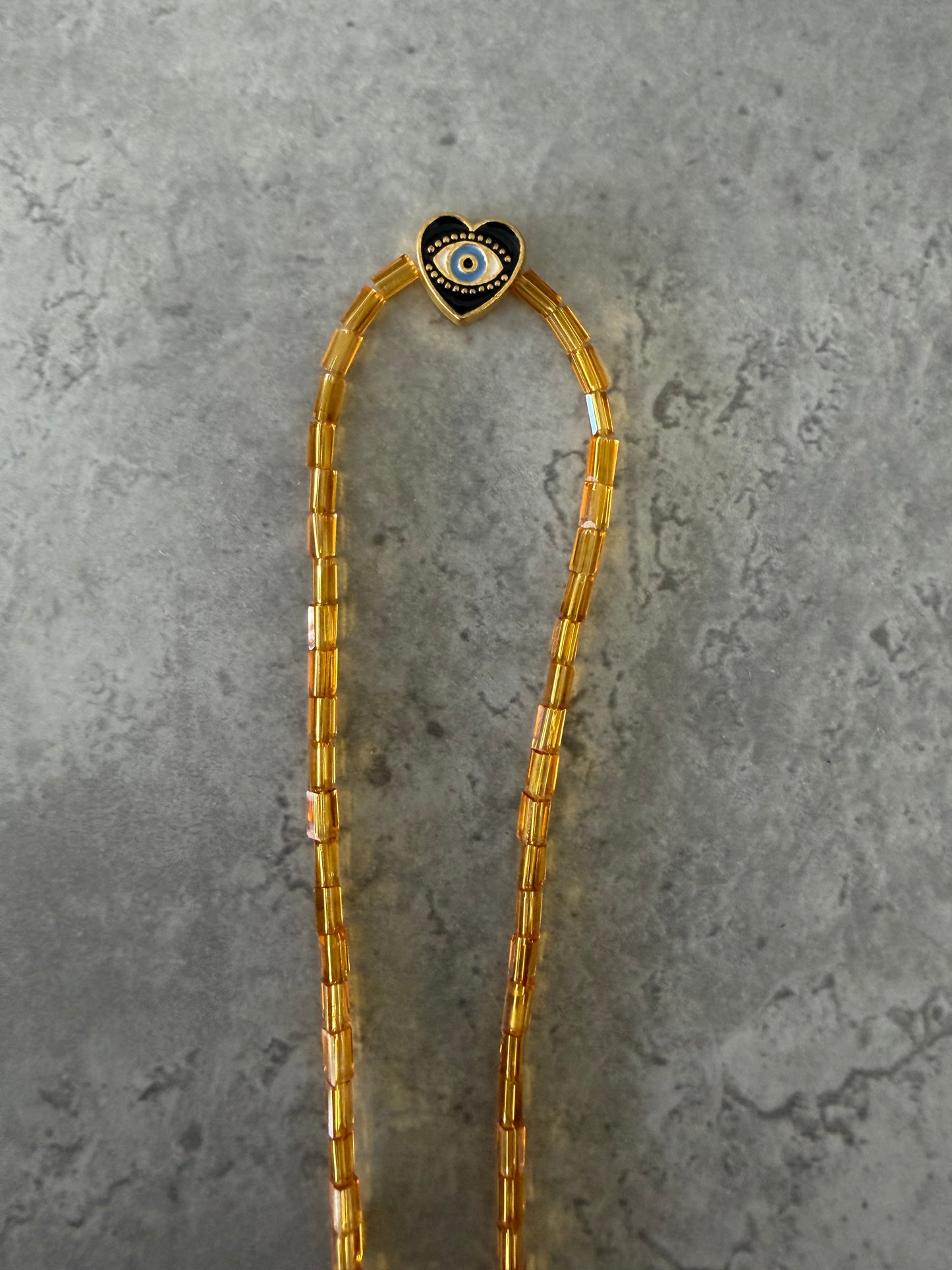 black heart adult necklace