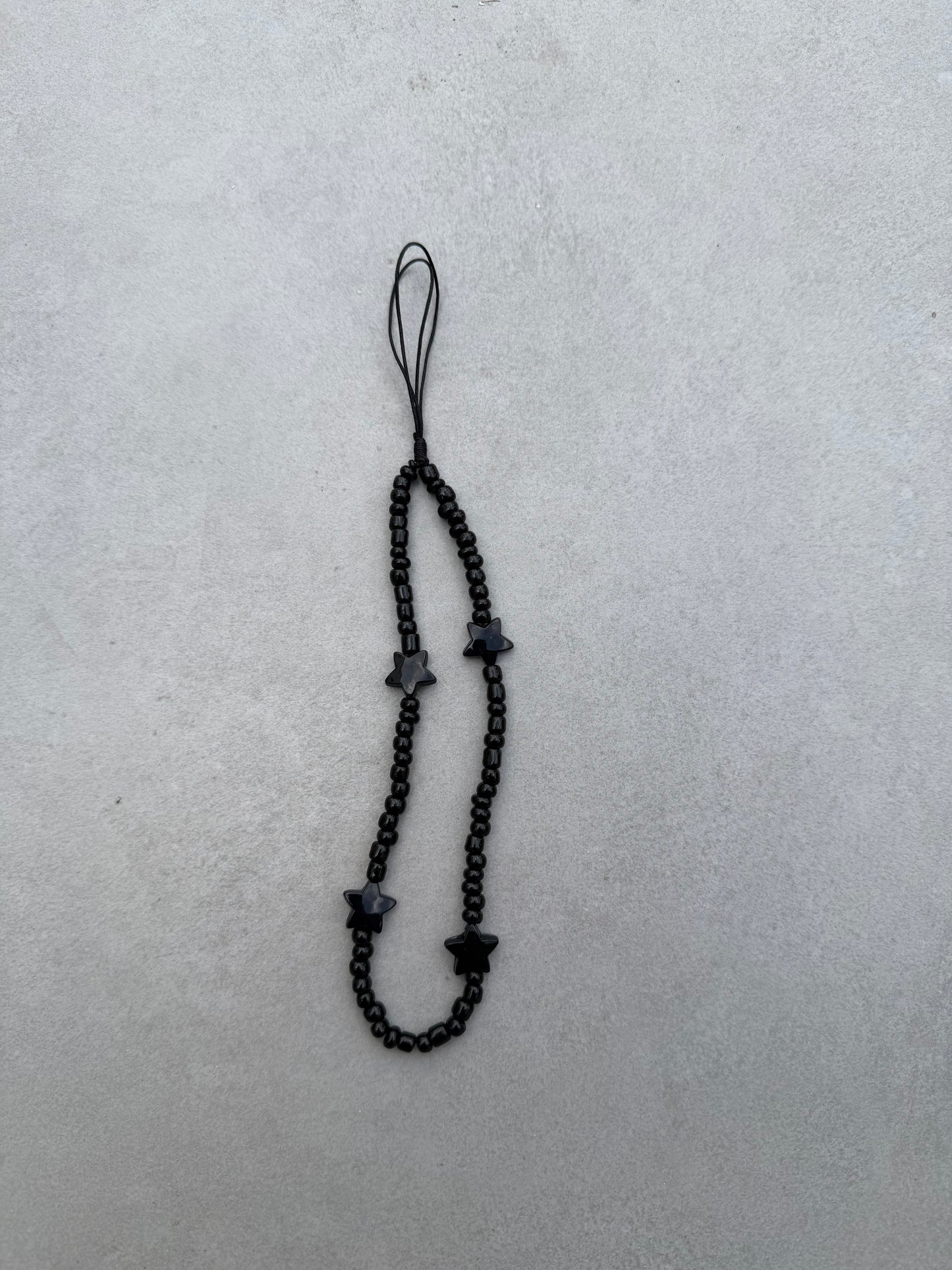 black stars short phonestrap